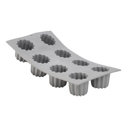 Kalup za kanele ELASTOMOULE, za 8 kanelov, 5,5 cm, silikonska, de Buyer