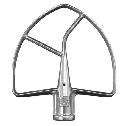 Ploski stepalnik za stoječi mešalnik, iz nerjavečega jekla, KitchenAid