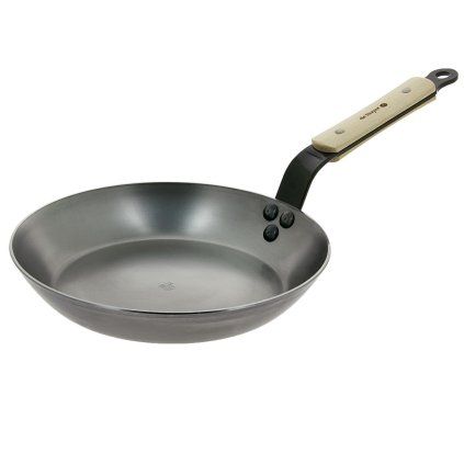Ponev za cvrtje MINERAL B BOIS 24 cm, lesen ročaj, de Buyer