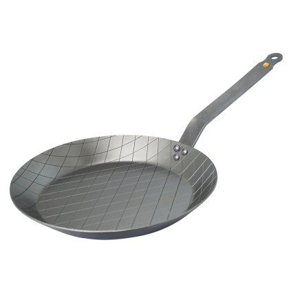 Ponev za zrezke MINERAL B, 28 cm, jeklo, de Buyer