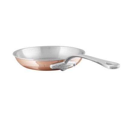 Jeklena ponev M´6S, 20 cm, bakrena, Mauviel