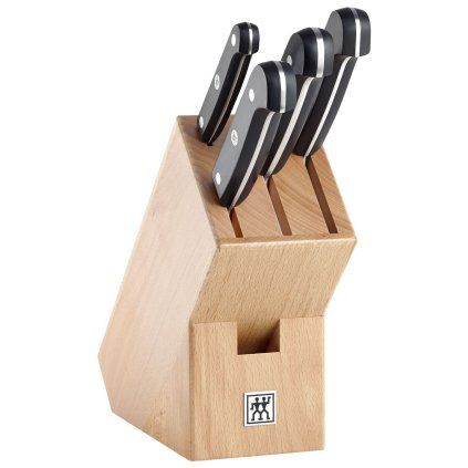 Stojalo za nože GOURMET, 5 kosov, bukev, Zwilling