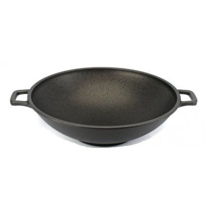 Vok CHOC RESTO EXTREME, 32 cm, brez prijemanja, aluminij, De Buyer