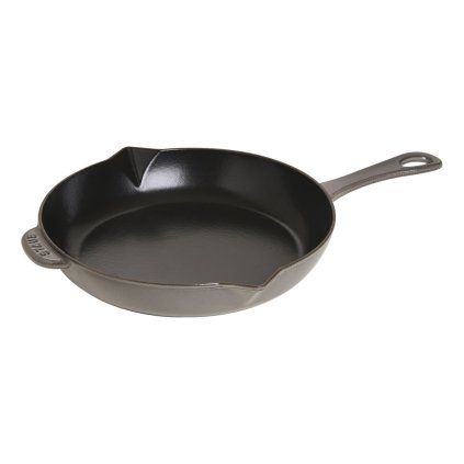 Ponev za cvrtje, 26 cm, grafitno siva, iz litega železa, Staub