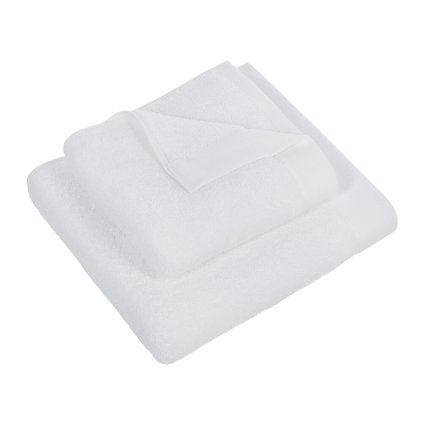180089 riva 100 organic cotton towel white hand towel 920731