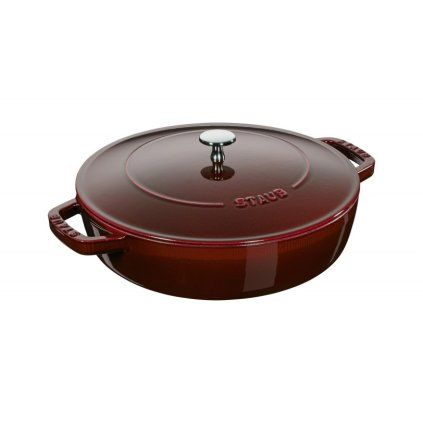 Casserole kozica, 28 cm, litoželezen, grenadina, Staub