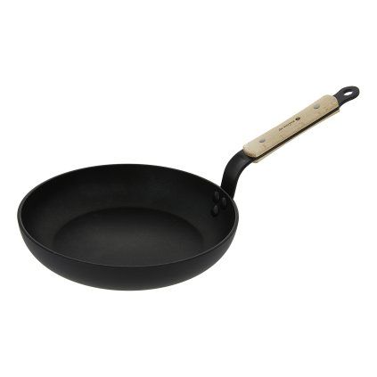 Ponev z nelepljivim premazom CHOCK B BOIS, 20 cm, lesen ročaj, de Buyer