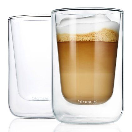 Kozarec za kapučino NERO, set 2 kosov, 250 ml, z dvojno steno, Blomus