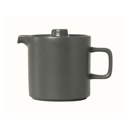 Čajnik PILAR, 1 l, temno siva, keramika, Blomus