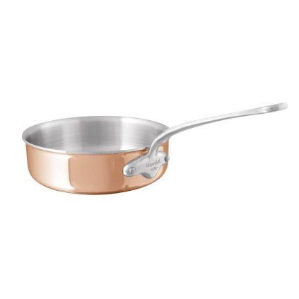 Ponev za praženje M´6S, 24 cm, bakrena, Mauviel