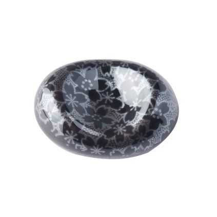 Podstavek za jedilne palčke BLACK SAKURA, porcelan, MIJ