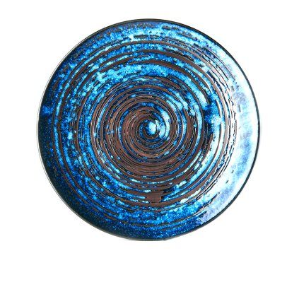 Jedilni krožnik COPPER SWIRL, 29 cm, MIJ
