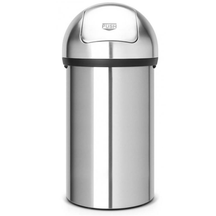 Koš za odpadke PUSH BIN, 60 l, mat jeklo, Brabantia