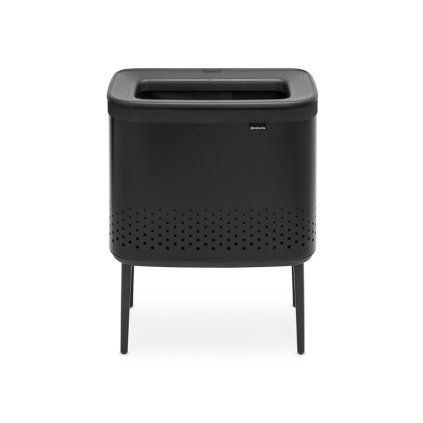 Koš za perilo BO, 60 l, črne barve, Brabantia