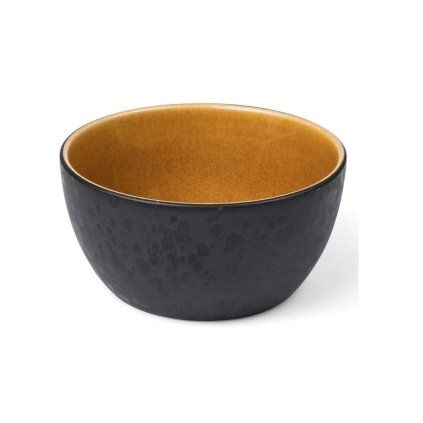 Servirna skleda, 14 cm, črna/jantar, Bitz