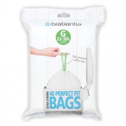 Vreče za smeti G PERFECTFIT, 23-30 l, 40 kosov, Brabantia