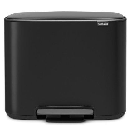 Koš za smeti s pedalom BO, 36 l, črna mat, Brabantia