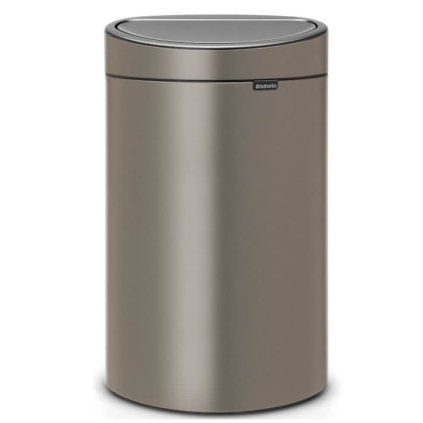 Koš na dotik TOUCH BIN NEW, 40 l, platina, Brabantia