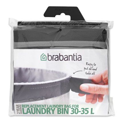 Rezervna vreča za perilo za BO koš za perilo, 30-35 l, siv, Brabantia
