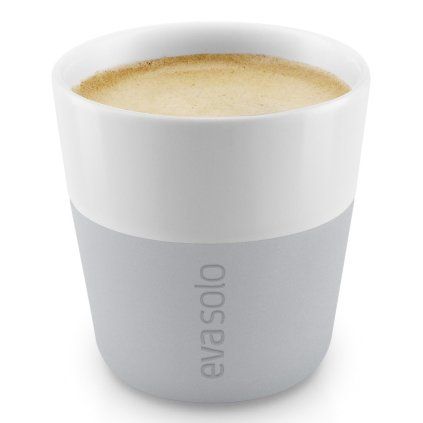 Termo skodelice za espresso 80 ml 2 kosa svetlo Siva Eva Trio