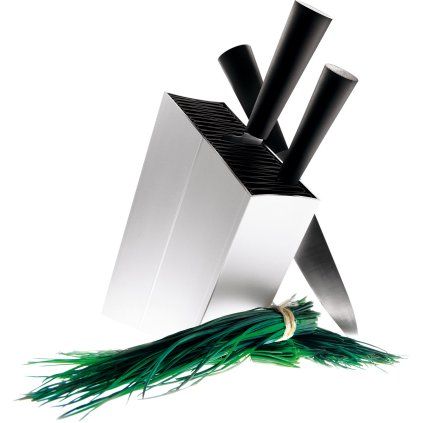 Blok za nože ANGLED, aluminij, Eva Solo