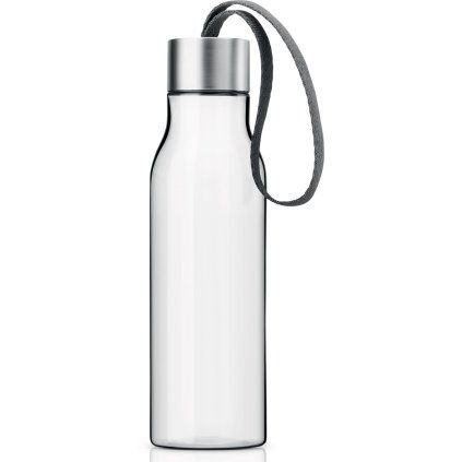 Steklenica za pitje 0,5 l s siva paščkom Eva Trio