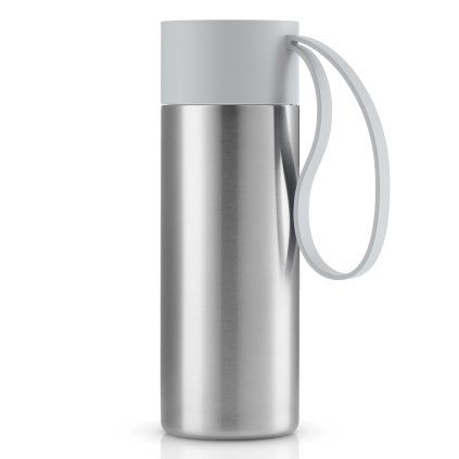 Potovalni lonček TO GO, 350 ml, marmorno siv pokrov, nerjaveče jeklo, Eva Solo