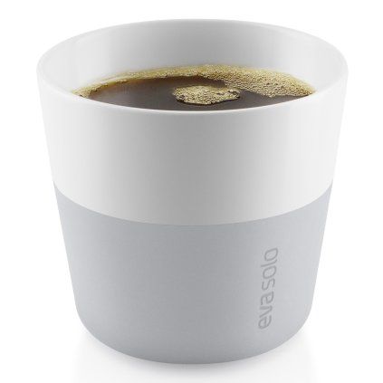 Termo skodelice za kavo Lungo 230 ml 2 kosa svetlo Siva Eva Trio