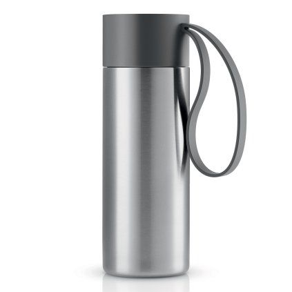 Potovalni lonček TO GO, 350 ml, siva, nerjaveče jeklo, Eva Solo
