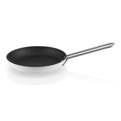 Ponev z nelepljivim premazom WHITE LINE, 24 cm, bela, Eva Solo