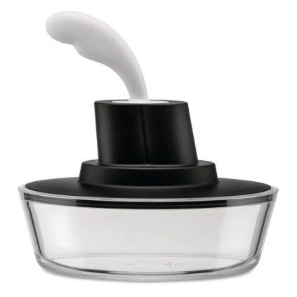 Posoda za maslo SHIP SHAPE, črna, Alessi
