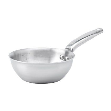 Ponev za praženje ALCHIMY, 16 cm, 0,5 l, zaobljena, nerjaveče jeklo, de Buyer