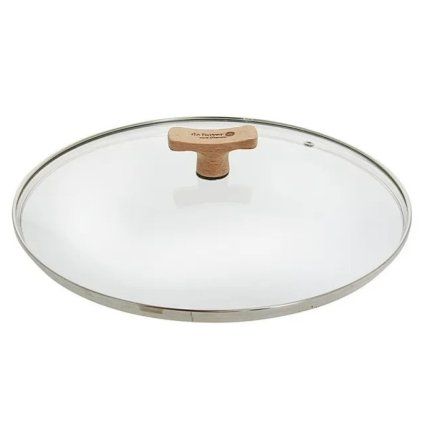 Pokrov za lonec/ponev, 28 cm, z lesenim ročajem, de Buyer