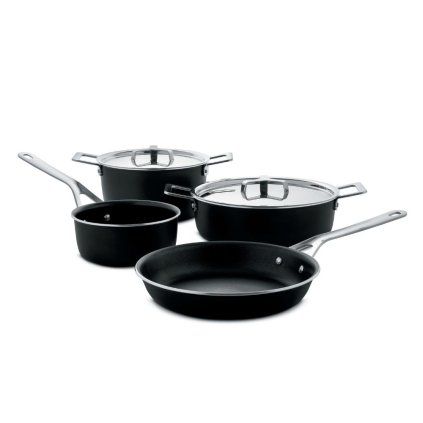 Set loncev POTS & PANS, 6 kosov, nerjaveče jeklo, Alessi
