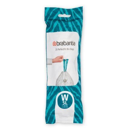 Vreče za smeti W PERFECTFIT, 5 l, 20 kosov, Brabantia