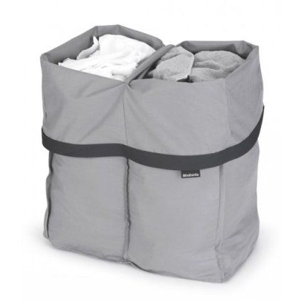Rezervne vreče za BO koš za perilo, 2 x 45 l, siva, Brabantia