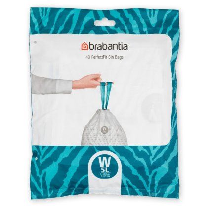Vreče za smeti W PERFECTFIT, 5 l, 40 kosov, Brabantia