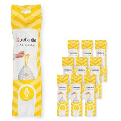Vreče za smeti A PERFECTFIT, 3 l, 200 kosov, Brabantia