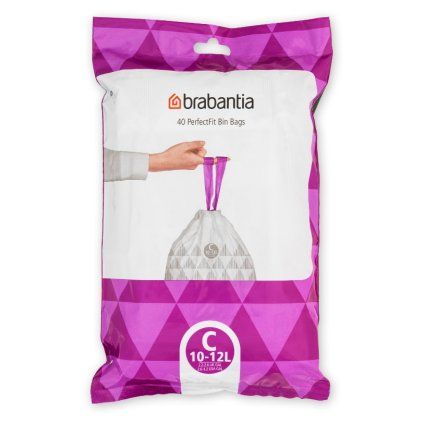 Vreče za smeti C PERFECTFIT, 10-12 l, 40 kosov, Brabantia