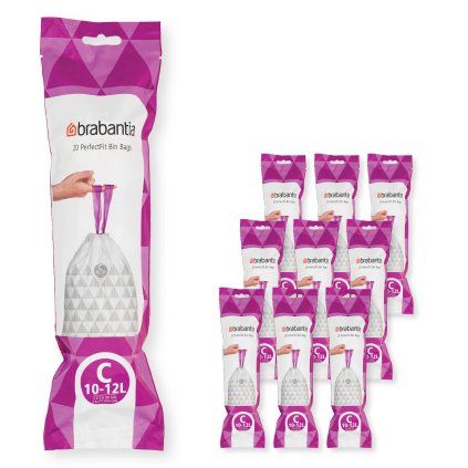 Vreče za smeti C PERFECTFIT, 10-12 l, 200 kosov, Brabantia