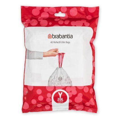 Vreče za smeti Y PERFECTFIT, 20 l, 40 kosov, Brabantia