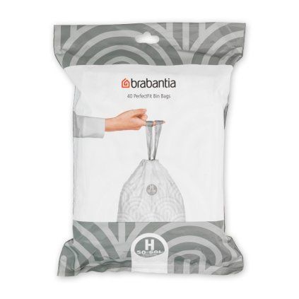 Vreče za smeti H PERFECTFIT, 50-60 l, 40 kosov, Brabantia