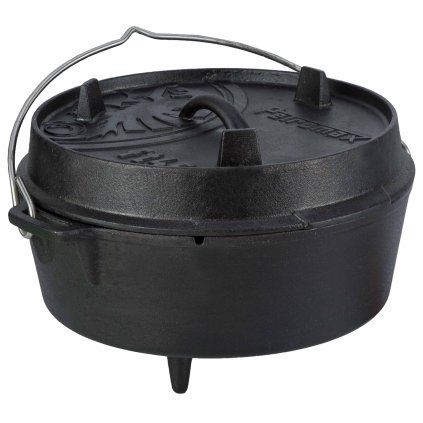 Kotliček za kuhanje na odprtem ognju FT4.5, 4,5 l, z nogami, lito železo, Petromax