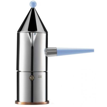 Moka kafetiera LA CONICA, 150 ml, moder ročaj, Alessi