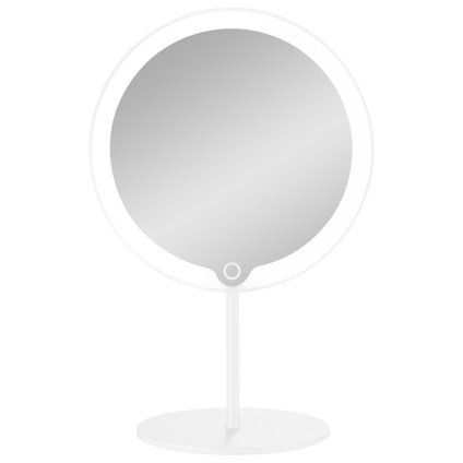 Kozmetično ogledalo MODO LED, 5-kratna povečava, bela, Blomus