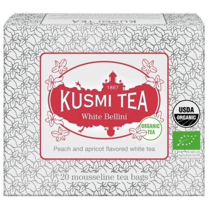 Beli čaj BELLINI, 20 muslin vrečk za čaj, Kusmi Tea
