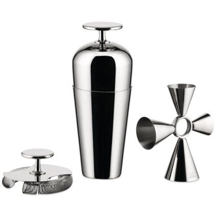 Set za koktajle, 3 kosi, nerjaveče jeklo, Alessi