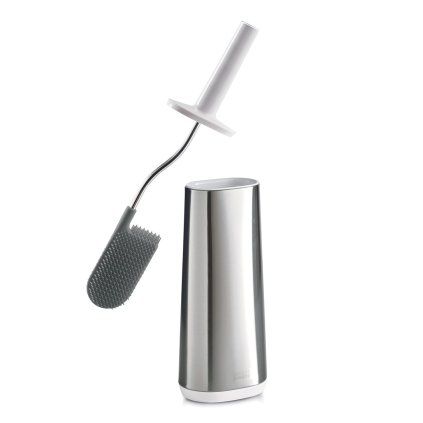 Držalo za wc ščetko FLEX STEEL 70517, bela/nerjaveče jeklo, Joseph Joseph