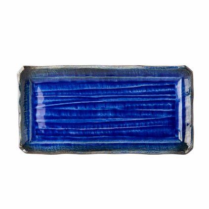 Krožnik za suši in sašimi COBALT BLUE, 43 x 22,5 cm, MIJ