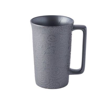 Šalica BLACK SCROLL, 350 ml, MIJ